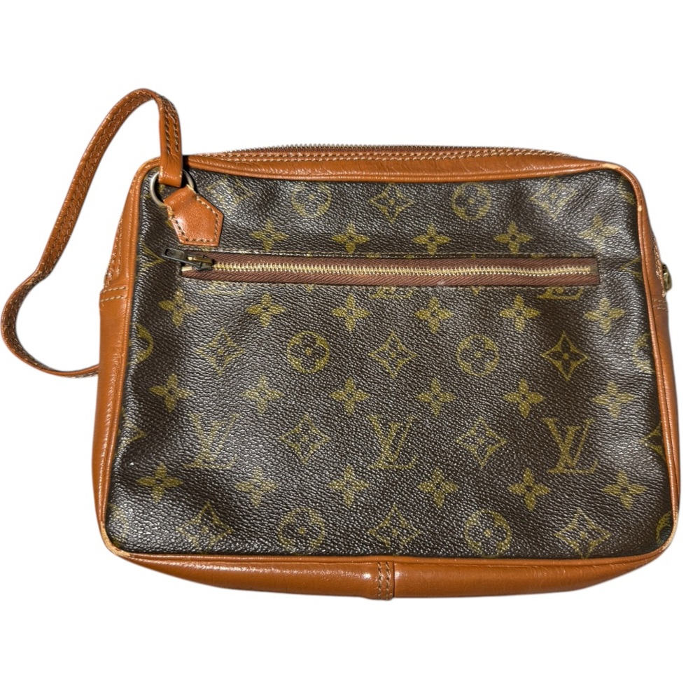 LOUIS VUITTON LV Vintage Pochette Sport Monogram Cosmetic Makeup Clutch Bag